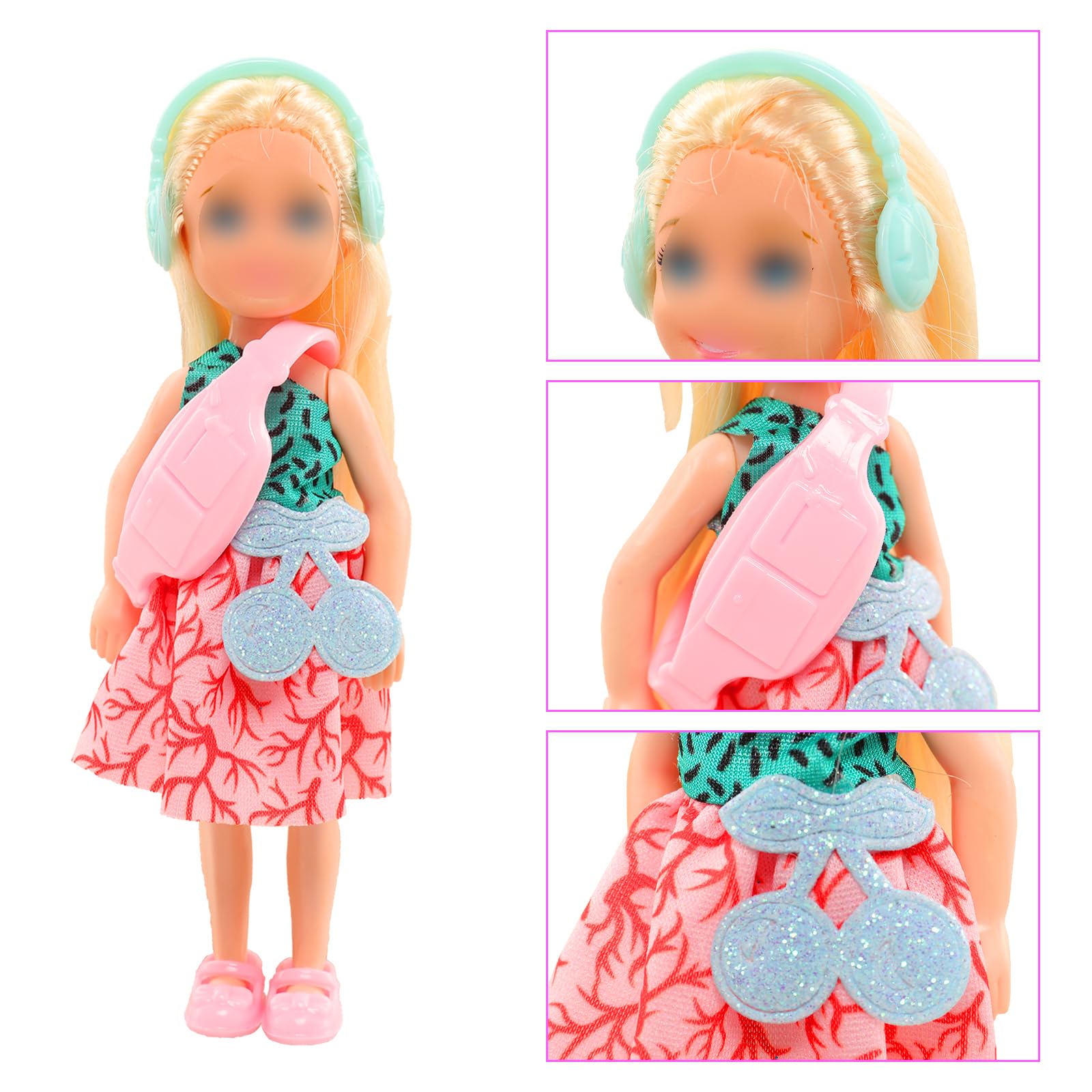 34 Pack for Chelsea Doll Clothes & Accessories 4 Dresses 4